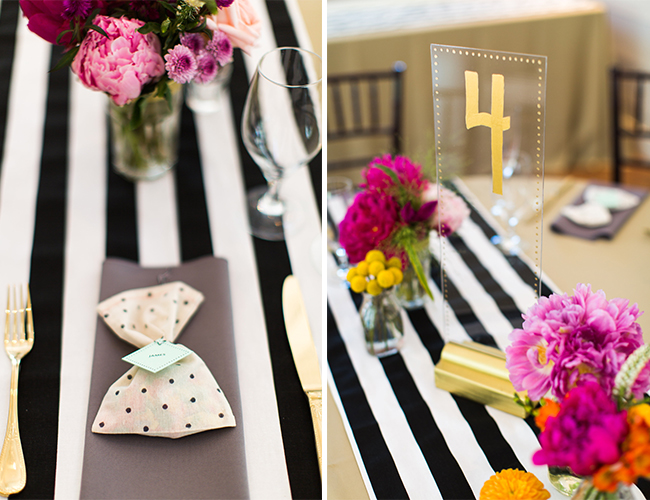 Colorful Striped Wedding