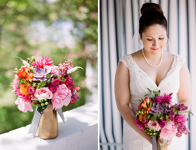Colorful Striped Wedding
