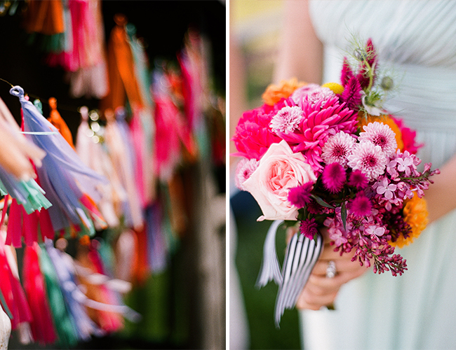 Colorful Striped Wedding