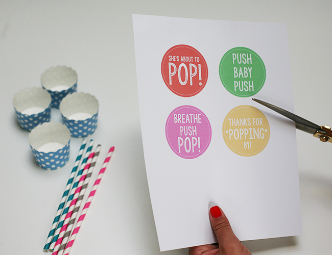 Baby Shower DIY: Cupcake Push Pops