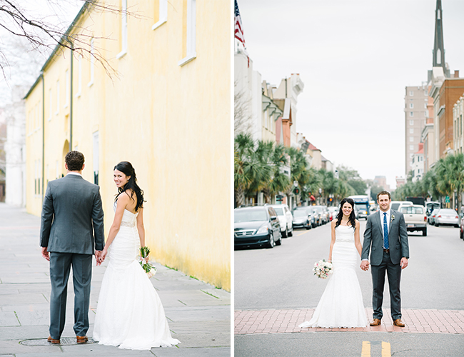 Navy and White Charleston Wedding