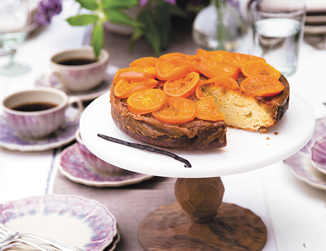 Clementine Vanilla Bean Upside Down Cake