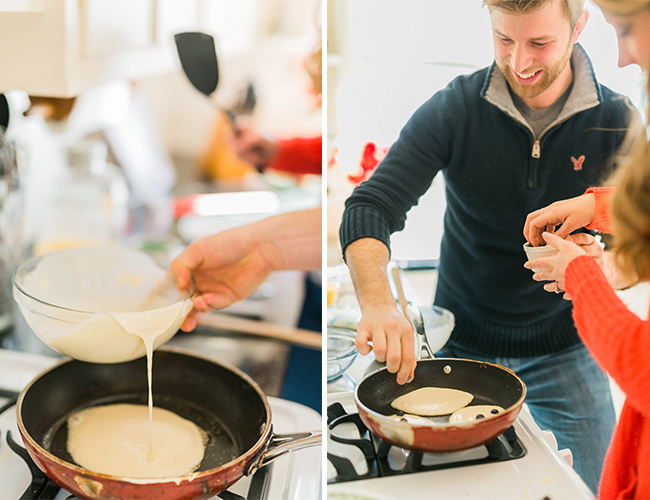 Pancake Baking Anniversary Photos