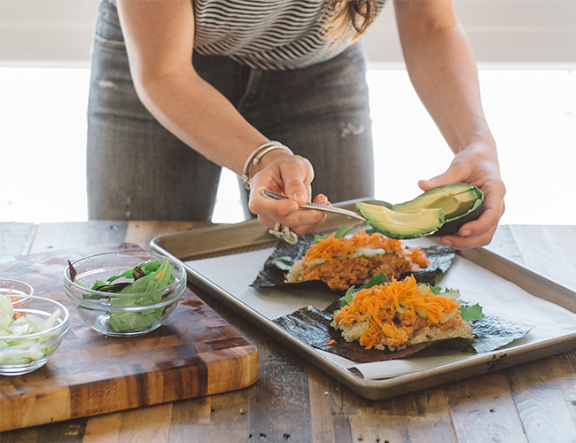 Clean Spicy Salmon Burrito Recipe