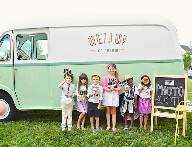 Playful Kids' Ice Cream Party 