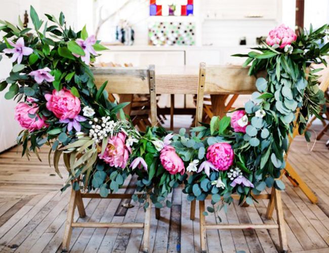 DIY Floral Garland