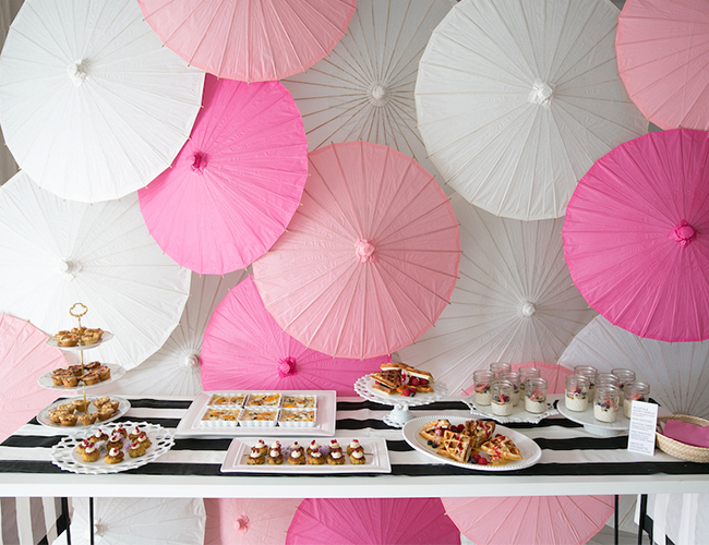 Black, White, and PInk XOXO Baby Shower