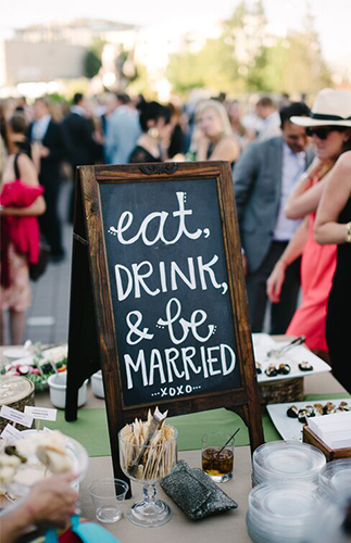 The Wedding Signs You Need From Welcome to Reception: Inspired By This