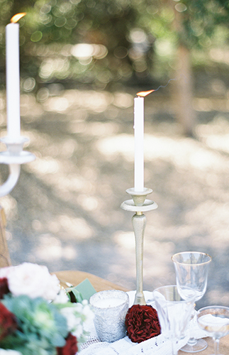 Gold & Red Holiday Wedding Inspiration - Inspired by This