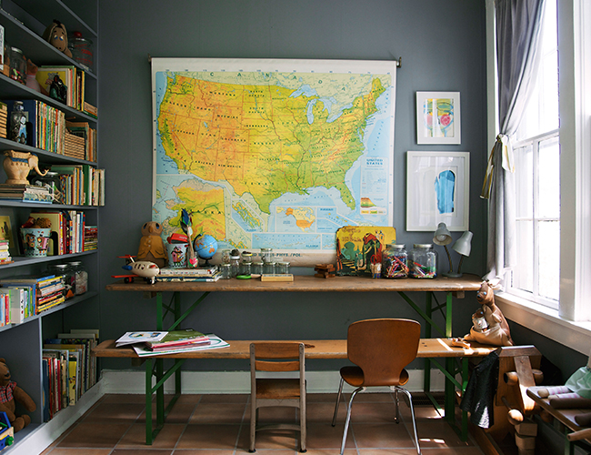 Grey Americana Kids Room - Inspired by This