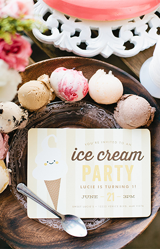 Bananas & Ice Cream First Birthday Party - Inspired by This