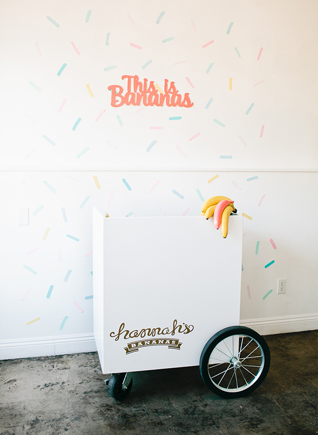 Bananas & Ice Cream First Birthday Party - Inspired by This