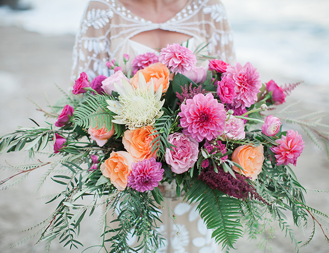 Fuschia Beach Engagement - Inspired by This