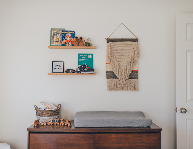 Orange and Indigo Modern Nursery - Inspired by This