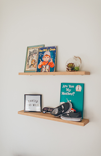 Orange and Indigo Modern Nursery - Inspired by This