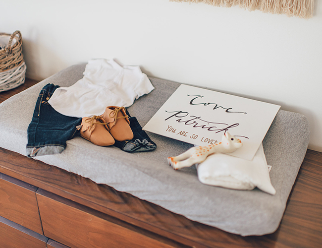 Orange and Indigo Modern Nursery - Inspired by This