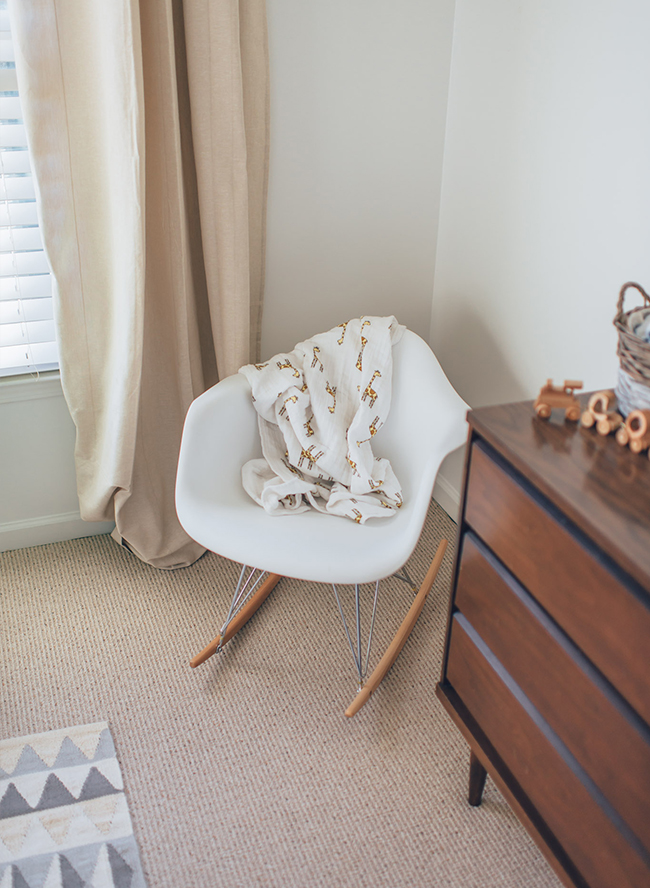 Orange and Indigo Modern Nursery - Inspired by This