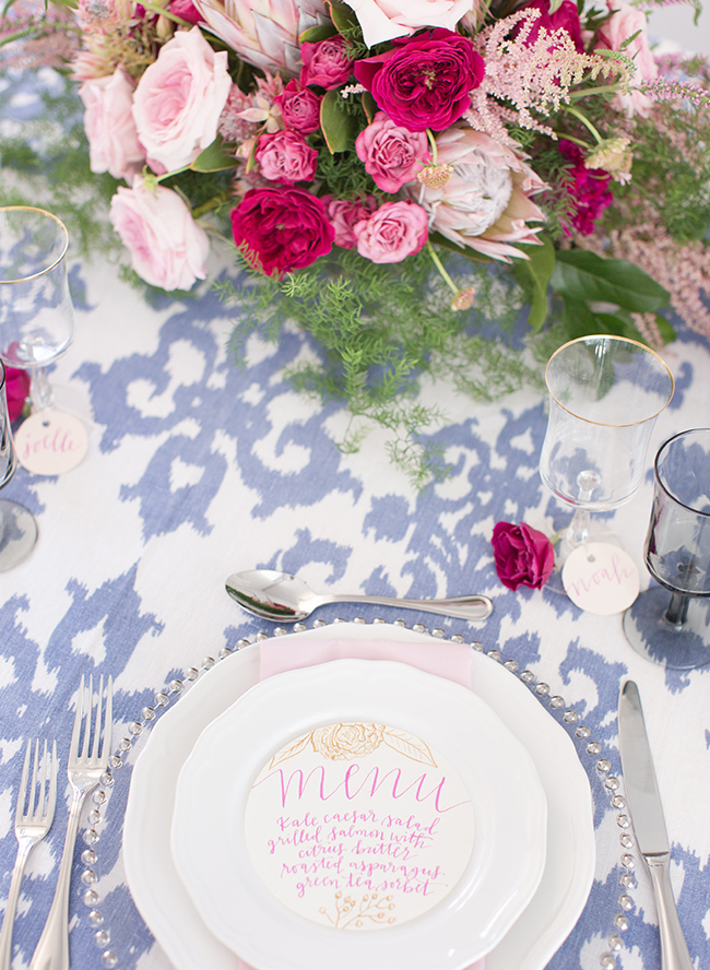 Navy and Pink Inspiration Shoot Elopement - Inspired by This