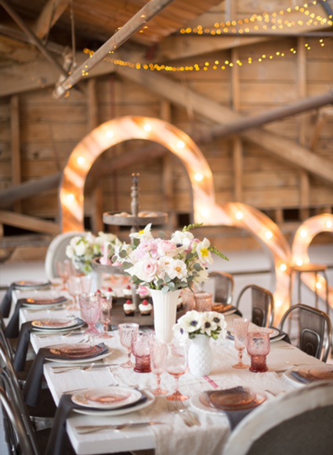 The Sweetest Ideas for a Valentine's Day Wedding - Inspired by This