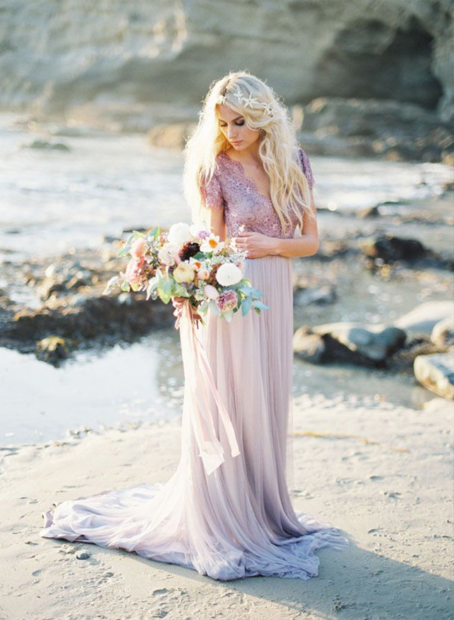 7 Alternative Wedding Dress Colors - Inspired by This