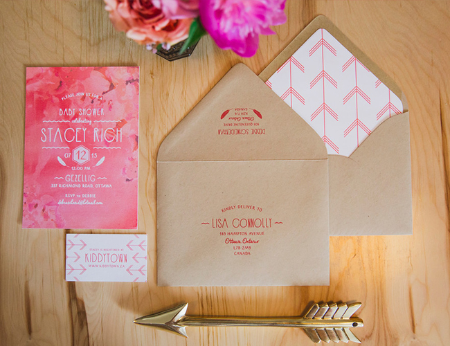 Bohemian Pink Watercolor Baby Shower - Inspired by This