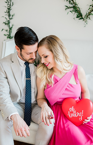 Valentine's Day Pregnancy Announcement - Inspired by This