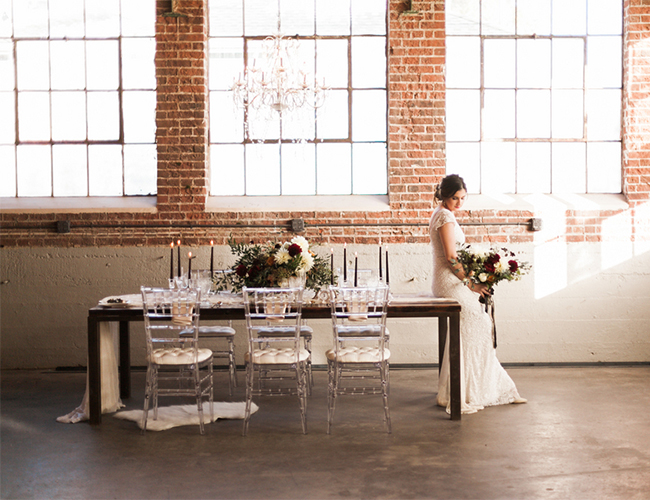 Urban Red Wedding Inspiration - Inspired by This