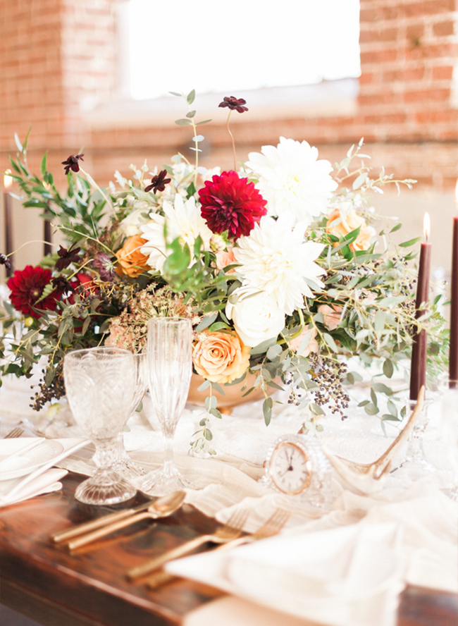 Urban Red Wedding Inspiration - Inspired by This