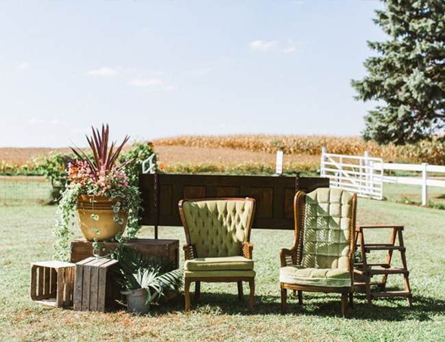 Coral & Green Countryside Wedding - Inspired by This