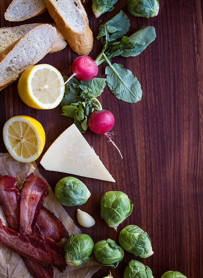 Shaved Brussels Sprouts Crostini Recipe - Inspired by This