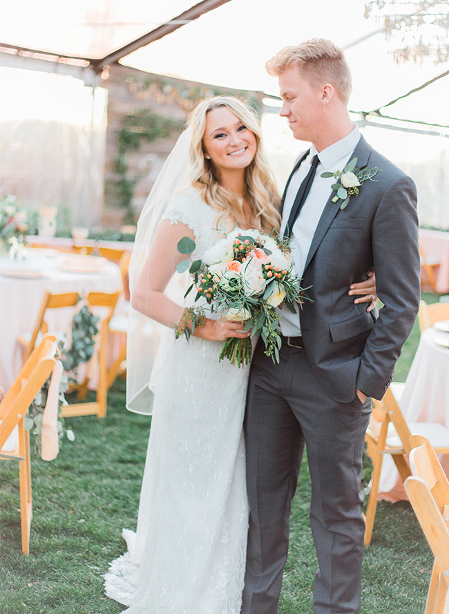 Blush & Gold Summer Wedding - Inspired by This