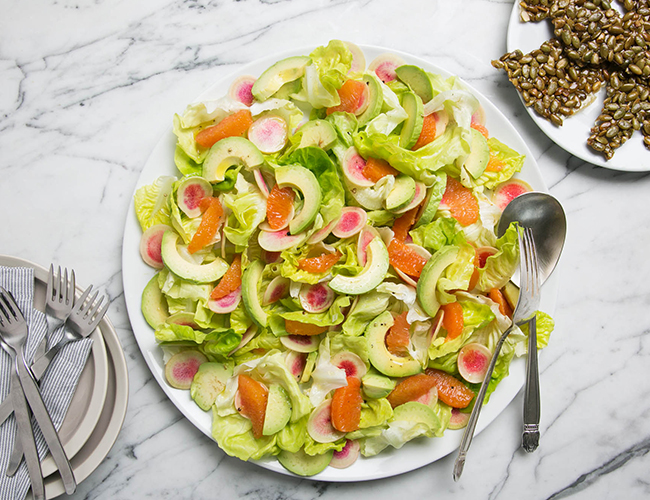 St. Patrick's Day Salad & Pumpkin Brittle - Inspired by This