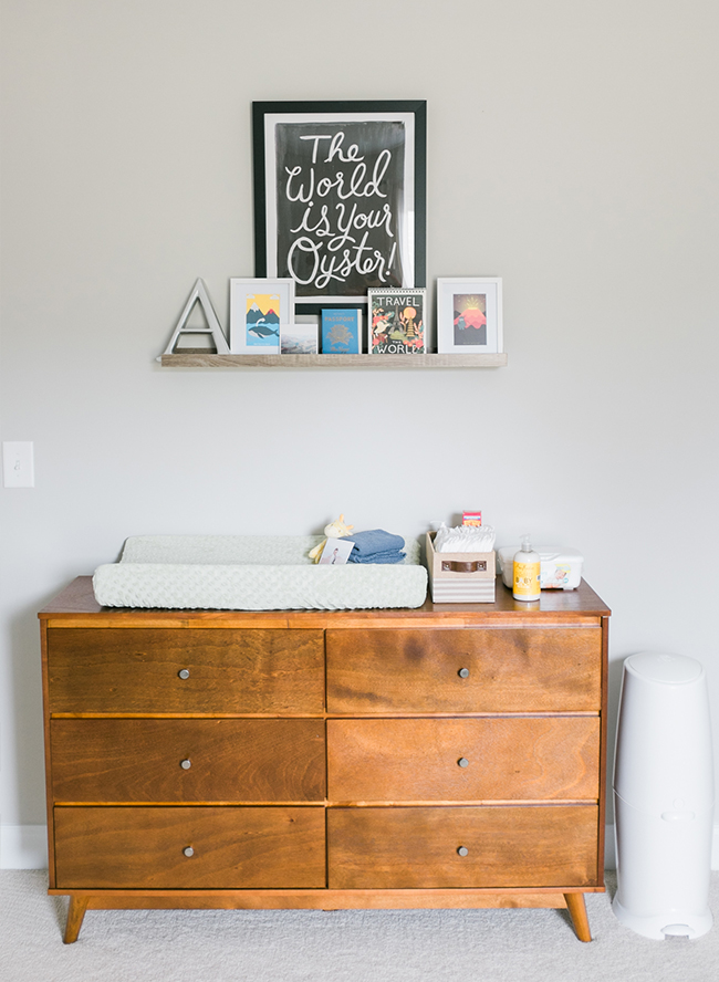 Blue & Grey Travel Inspired Nursery - Inspired by This