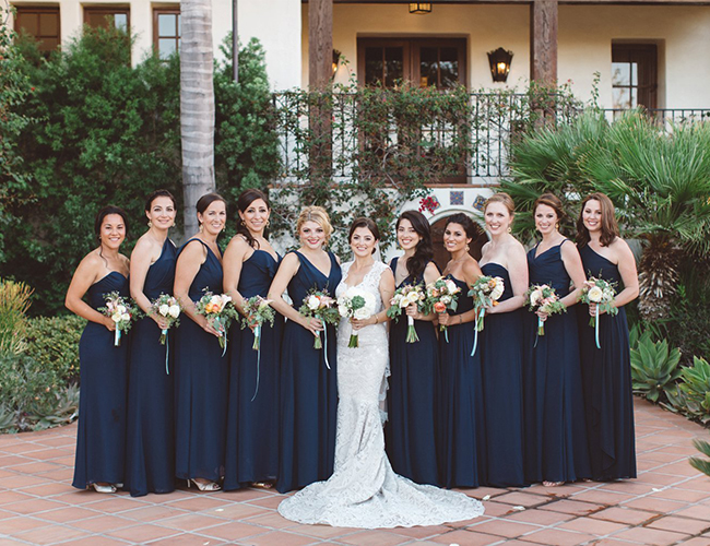 Navy & Orange Hummingbird Nest Ranch Wedding - Inspired by This