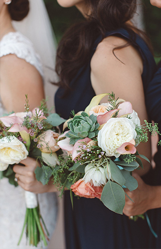 Navy & Orange Hummingbird Nest Ranch Wedding - Inspired by This