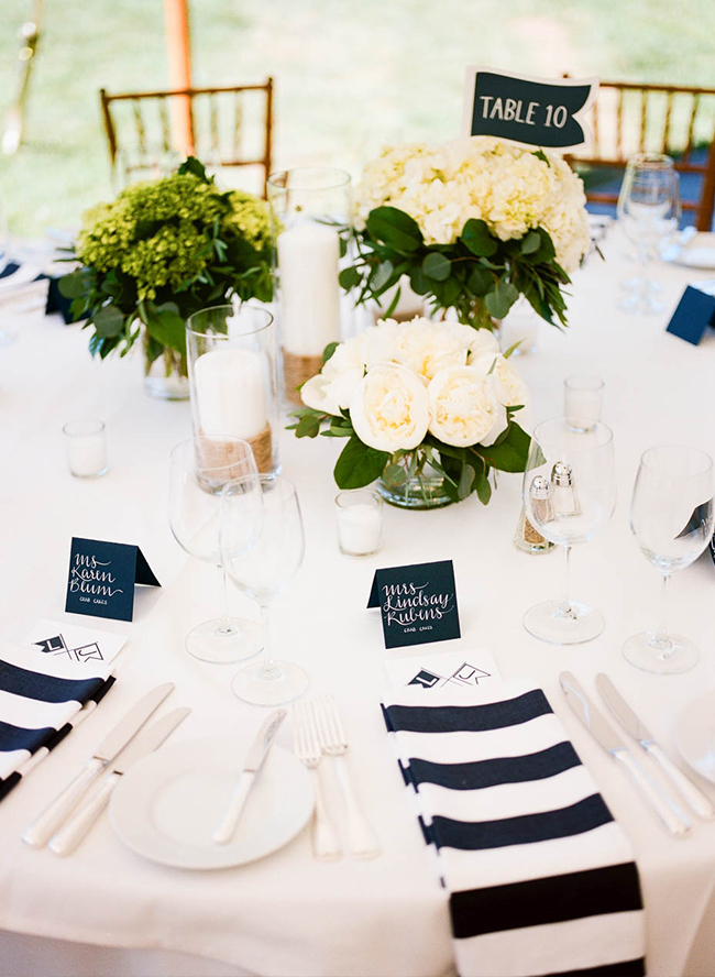 Navy & White Nautical Wedding - Inspired by This