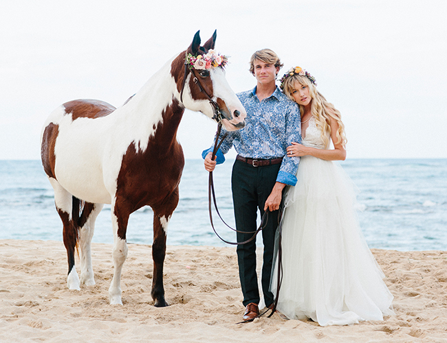 Romantic Pink Hawaii Beach Elopement - Inspired by This