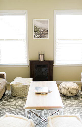  Earth Toned Living Area & Bar Makeover - Inspired by This