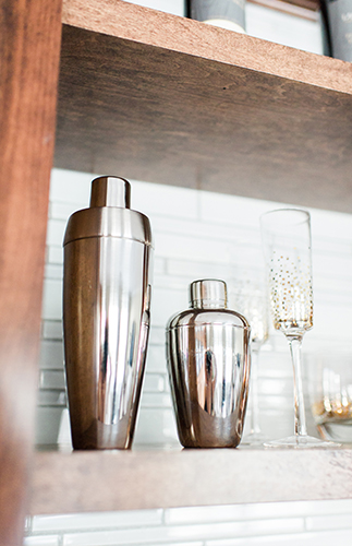  Earth Toned Living Area & Bar Makeover - Inspired by This