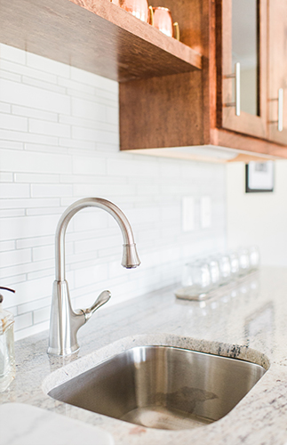  Earth Toned Living Area & Bar Makeover - Inspired by This