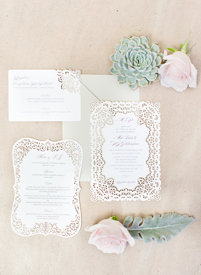 Pink Desert Wedding in Scottsdale - Inspired by This