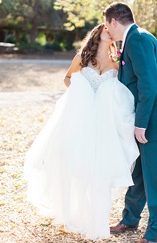 Sparkly Fuchsia Wedding - Inspired by This