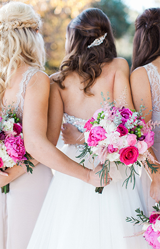 Sparkly Fuchsia Wedding - Inspired by This