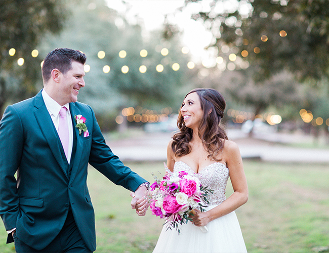 Sparkly Fuchsia Wedding - Inspired by This