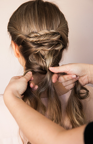 Braided Updo Tutorial - Inspired by This