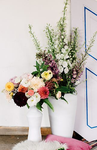 Bright & Playful Mid-Century Wedding Inspiration - Inspired by This