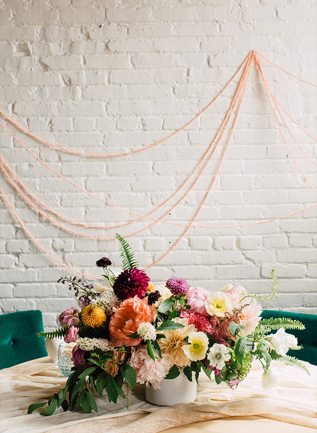 Bright & Playful Mid-Century Wedding Inspiration - Inspired by This