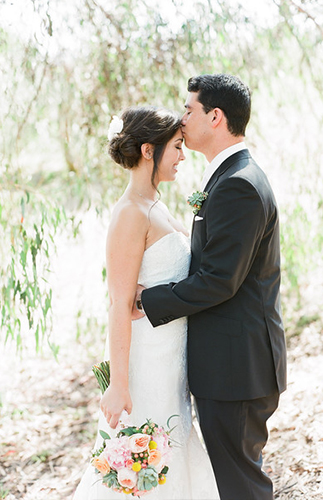 Peach & Coral Wedding at Smoky Hollow Studios - Inspired by This