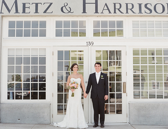 Peach & Coral Wedding at Smoky Hollow Studios - Inspired by This