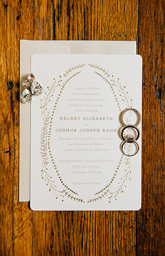 Classic Navy Wedding at a Maryland Winery - Inspired by This